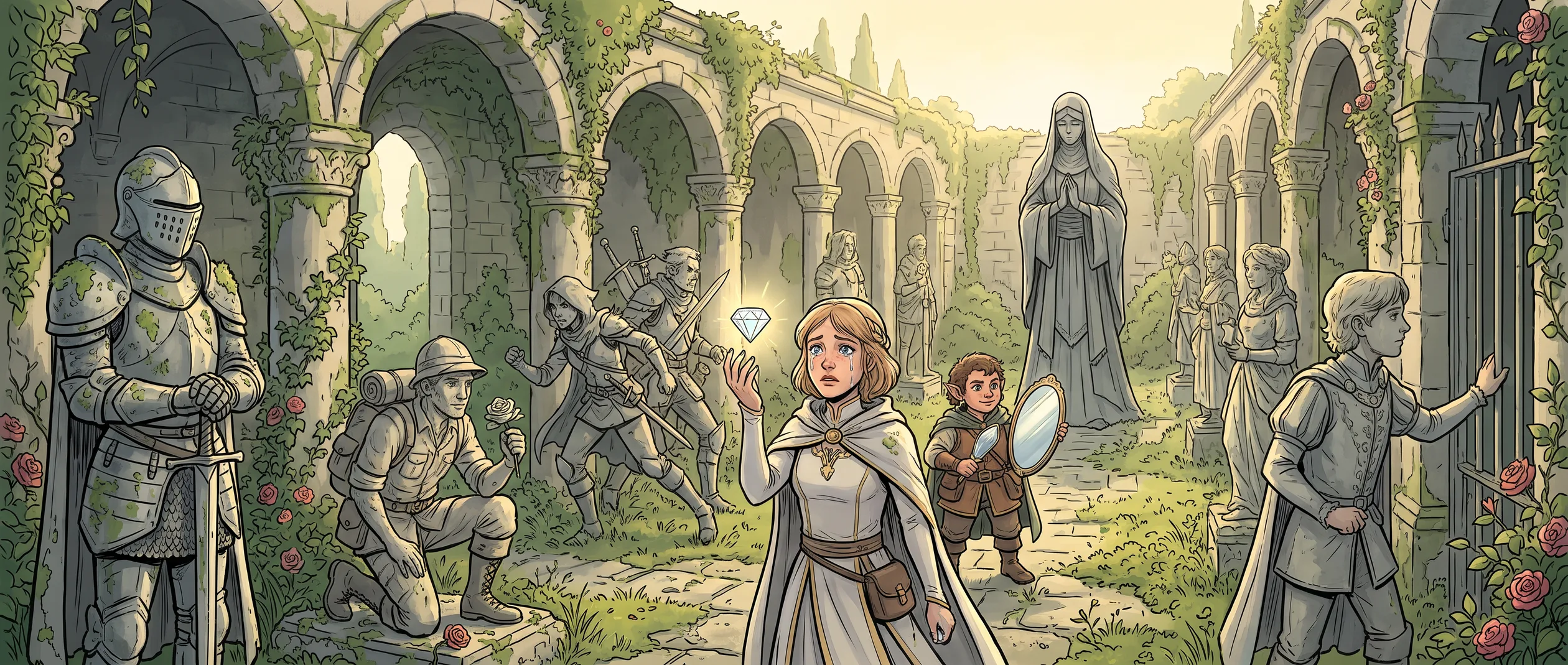 the garden of the caught