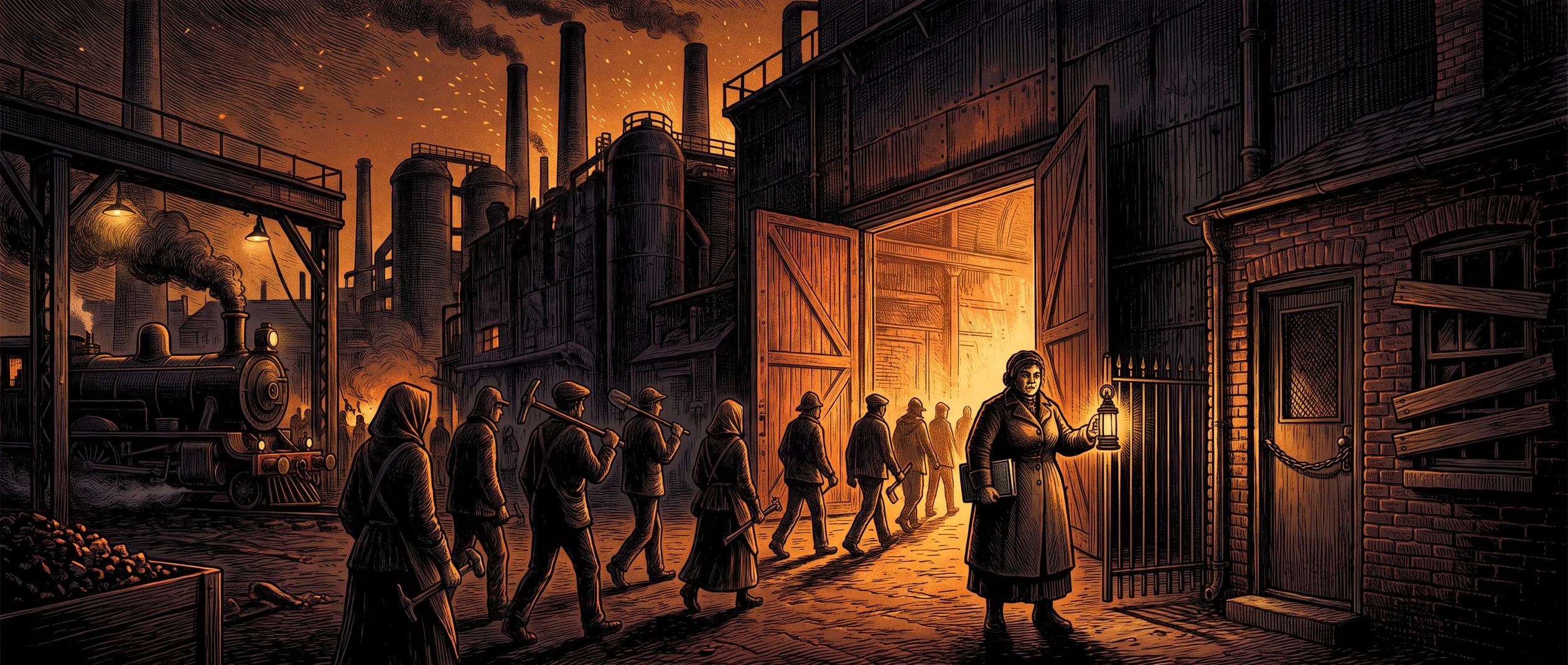 Irongate & the Works &mdash; factories, rail, and the rational men who insist the dead stay dead