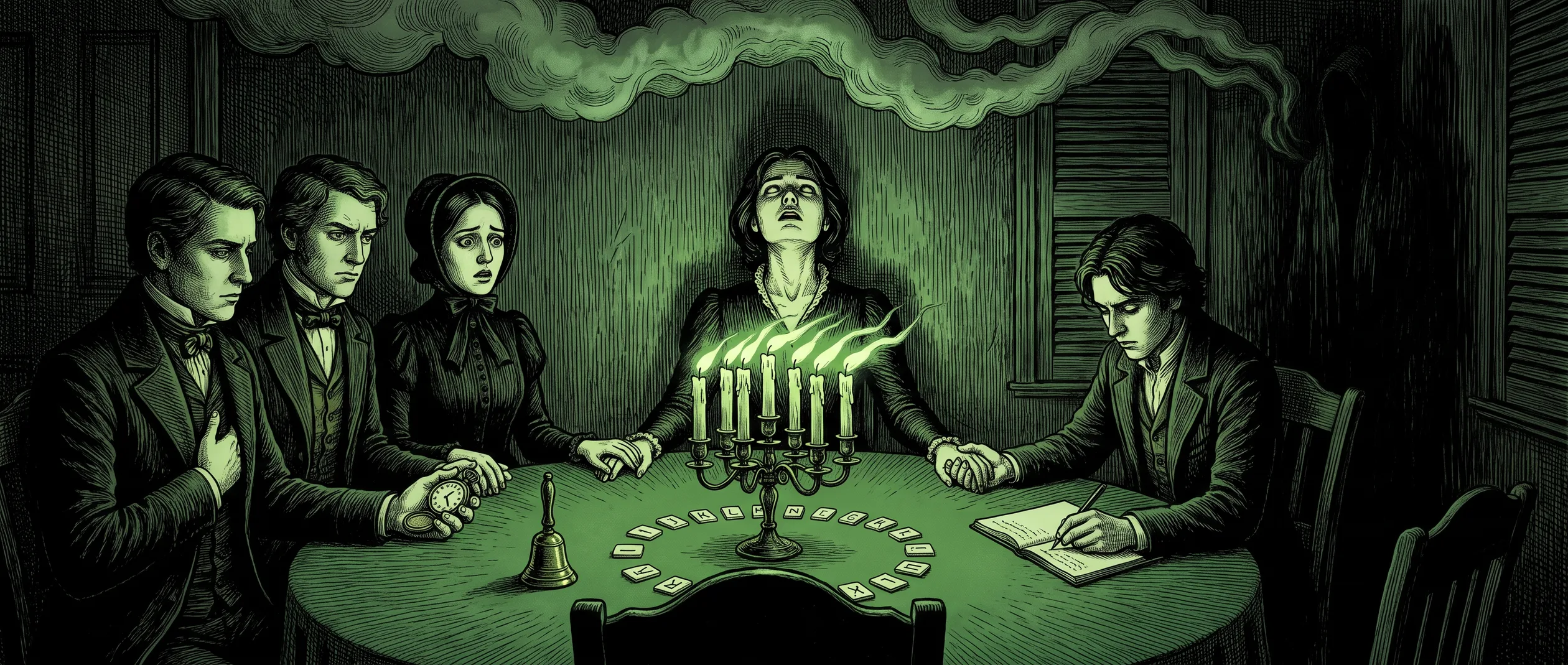 the s&eacute;ance &mdash; something else answers