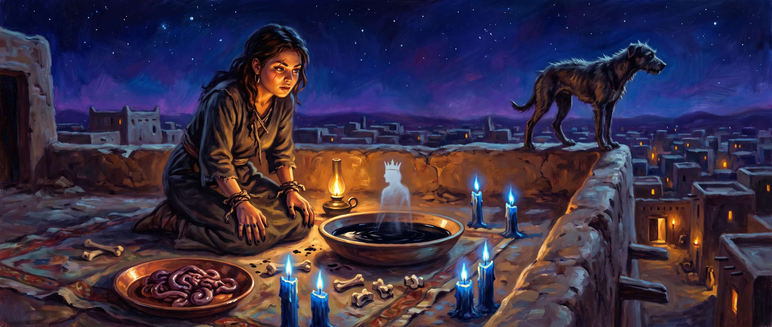 an augury under the new moon