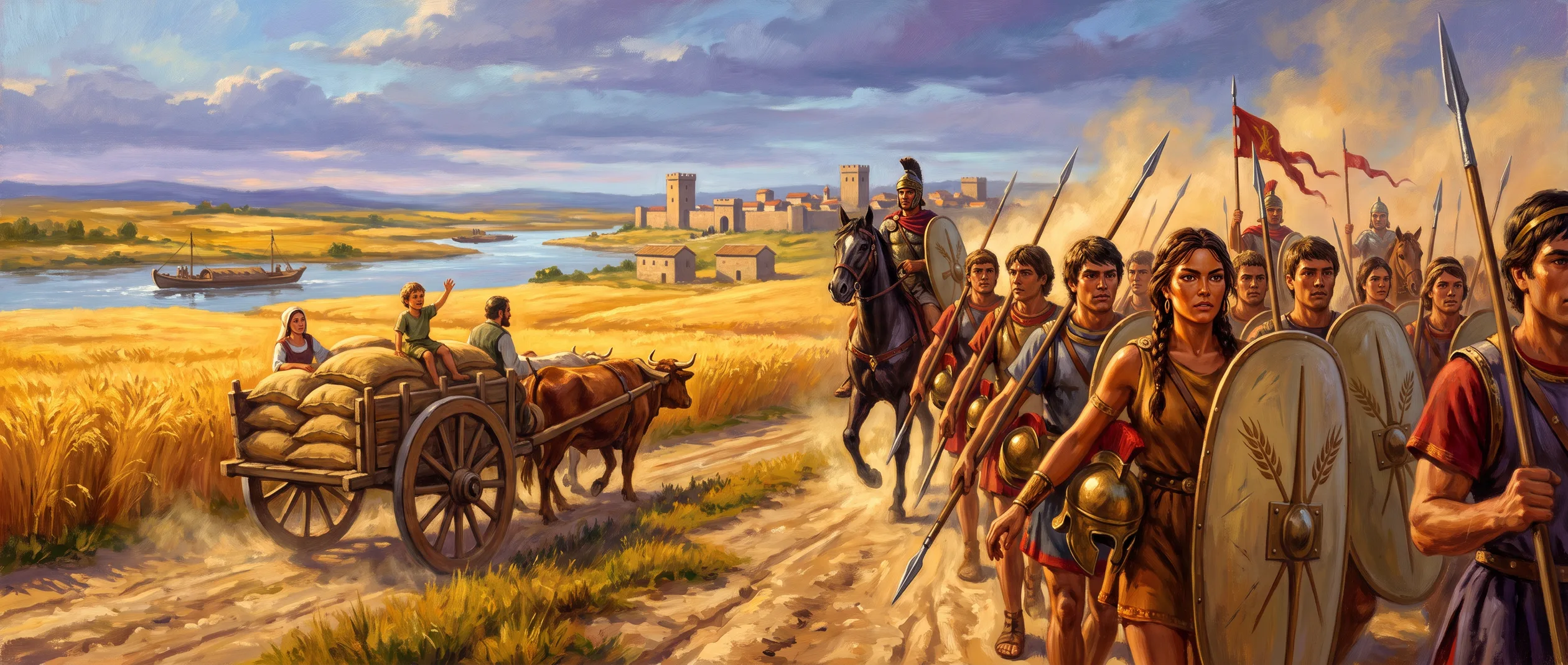 The Averran heartlands &mdash; grain kingdoms of law courts and levy-spears &mdash; the closest the age has to settled order