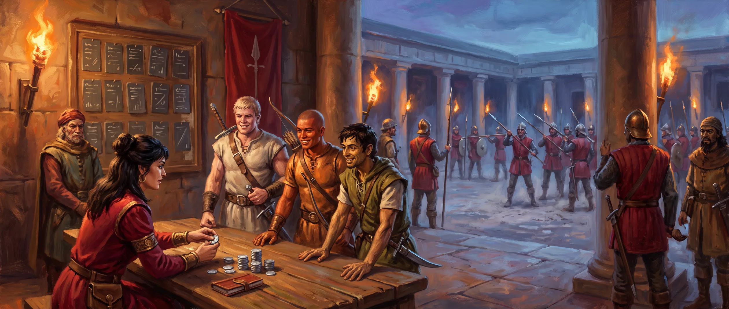 the Red Muster &mdash; the contract board