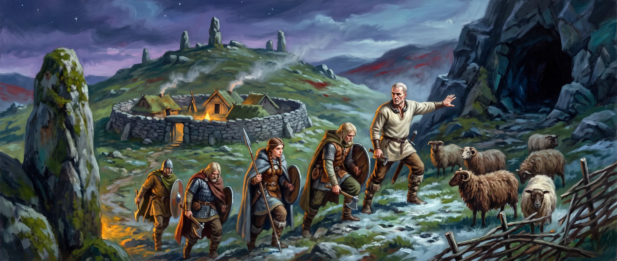 The Skarn hills