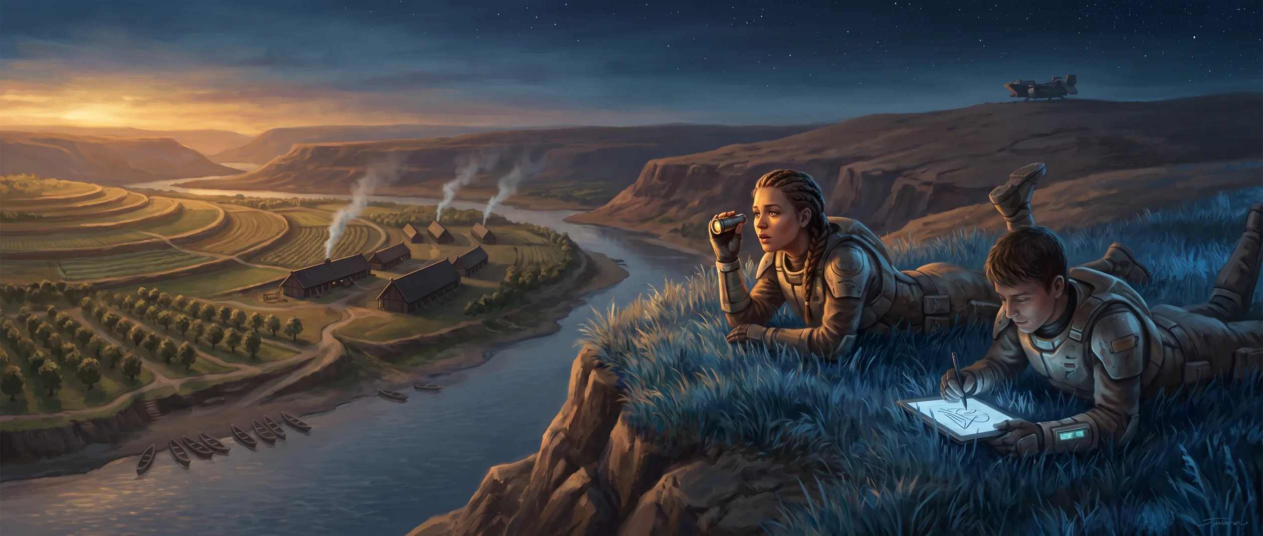 reading the valley before first contact