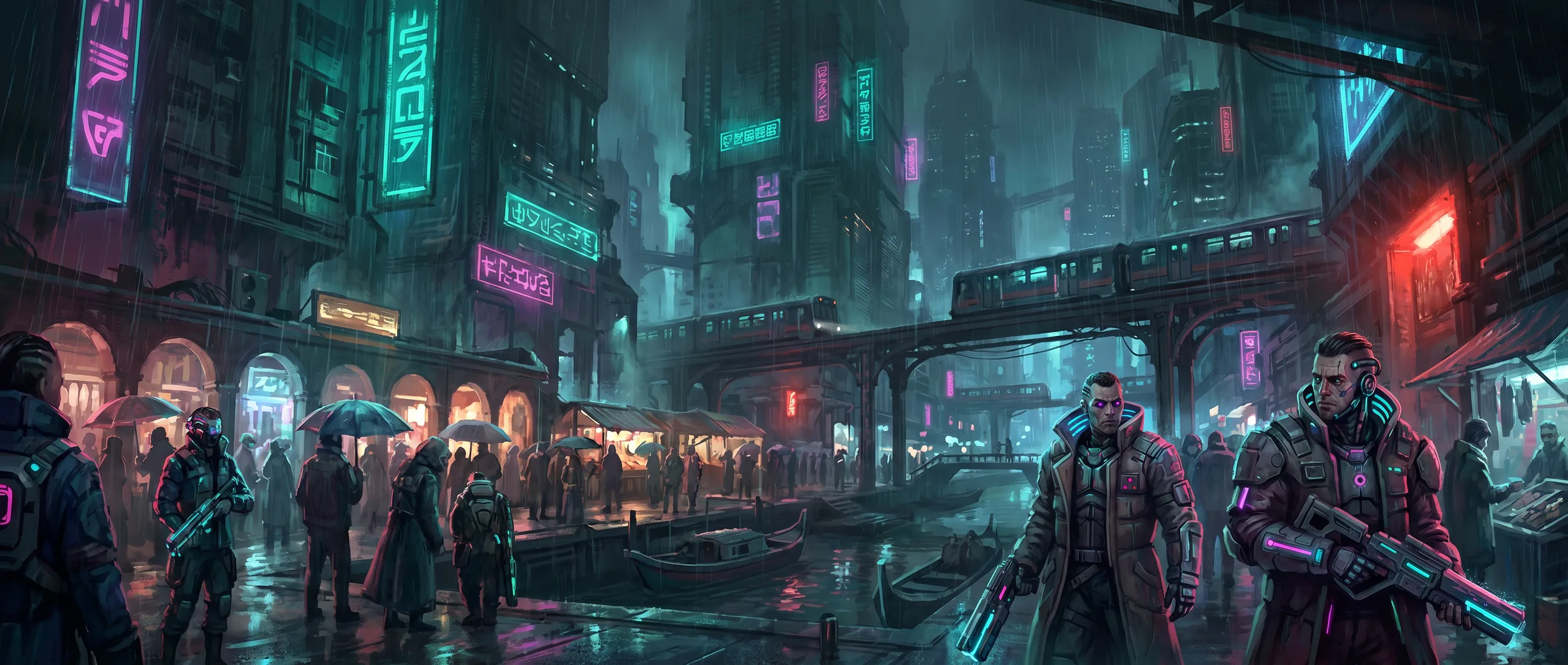 Neon Wake, the world