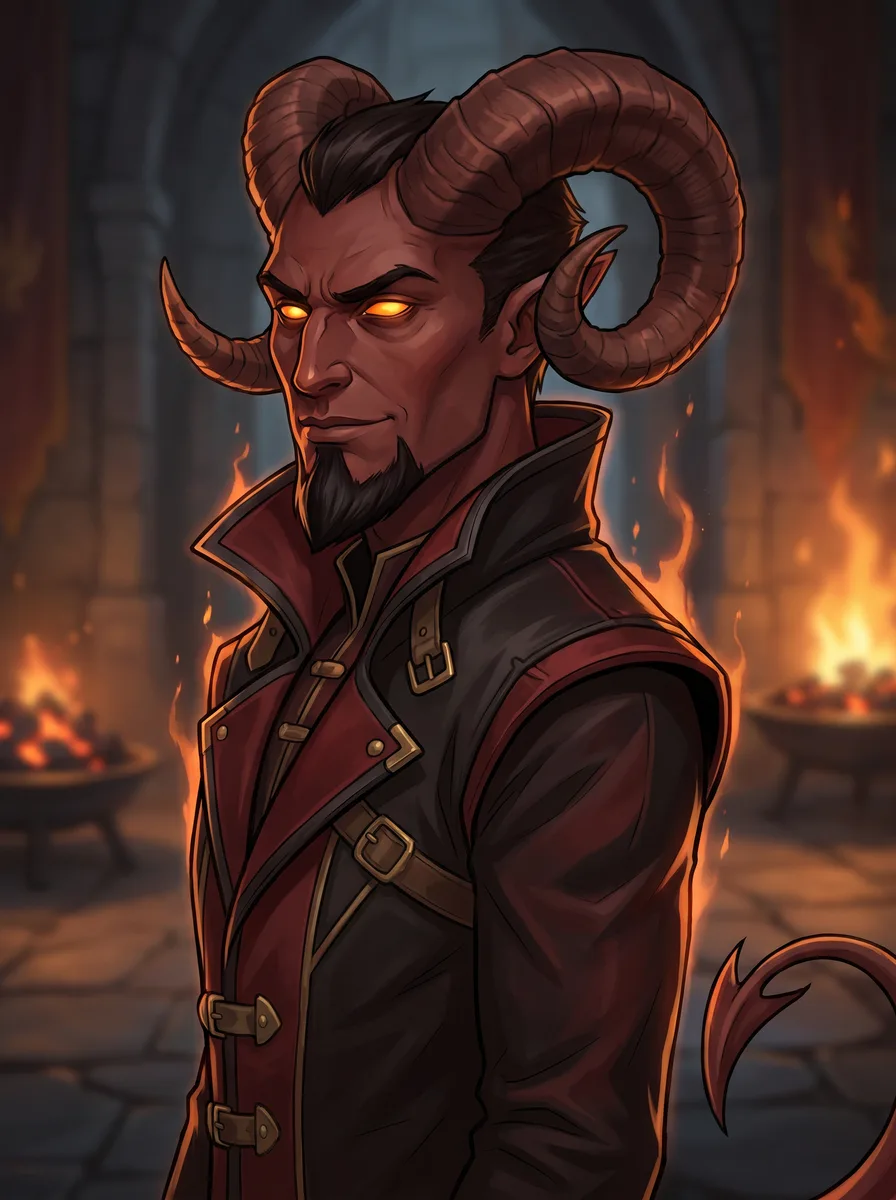 Infernal Tiefling — character portrait